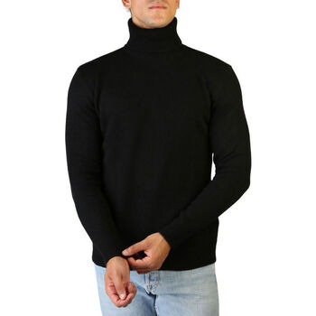 Textiel Heren Truien 100% Cashmere Jersey roll neck Zwart