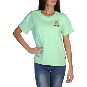 Textiel Dames T-shirts korte mouwen Moschino - A0784-4410 Groen