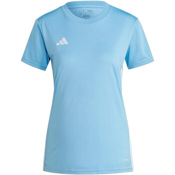 Textiel Dames T-shirts korte mouwen adidas Originals CAMISETA  TABELA 23 IA9148 Blauw