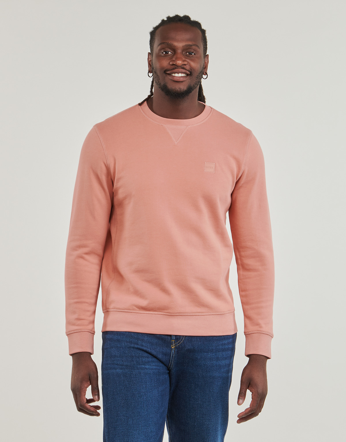 Textiel Heren Sweaters / Sweatshirts BOSS Westart Roze