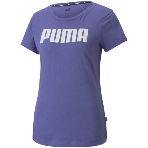 Textiel Dames T-shirts korte mouwen Puma  Violet