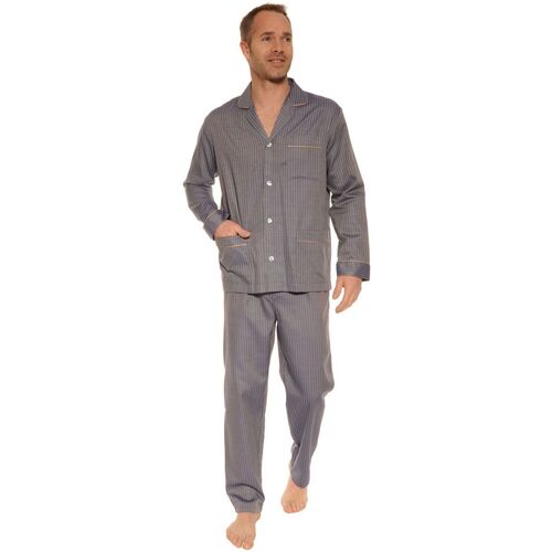 Textiel Heren Pyjama's / nachthemden Pilus CURTIS Blauw