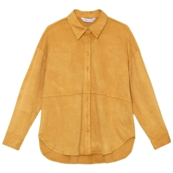 Textiel Dames Tops / Blousjes Compania Fantastica COMPAÑIA FANTÁSTICA Shirt 11058 - Yellow Geel