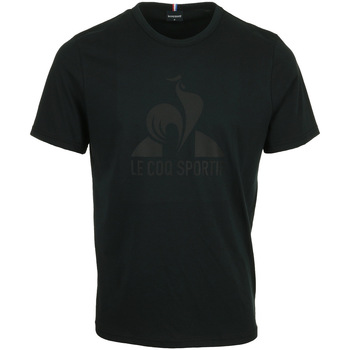 Textiel Heren T-shirts korte mouwen Le Coq Sportif Monochrome Tee Ss Zwart