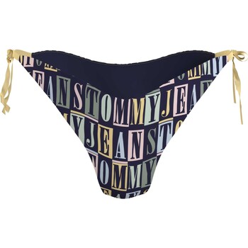 Textiel Dames Bikini's Tommy Hilfiger String Side Tie Multicolour
