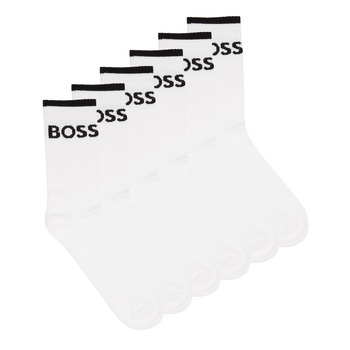 Accessoires Heren Sokken BOSS 6P QS Stripe CC Wit