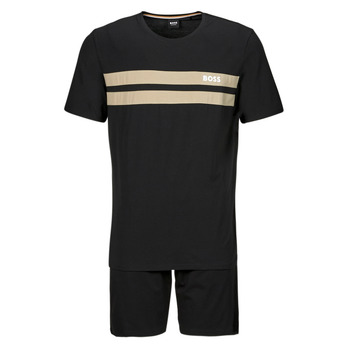 Textiel Heren Pyjama's / nachthemden BOSS Balance Short Set Zwart