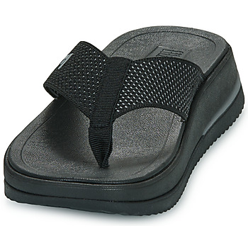 FitFlop Surff Two-Tone Webbing Toe-Post Sandals Zwart