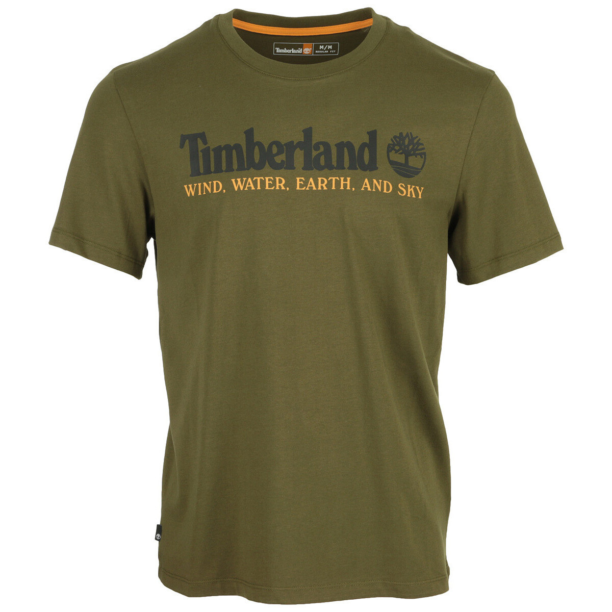 Textiel Heren T-shirts korte mouwen Timberland WWES Front Tee Groen