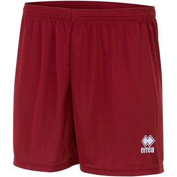 Textiel Jongens Korte broeken / Bermuda's Errea Pantaloni Corti  New Skin Panta Jr Granata Rood