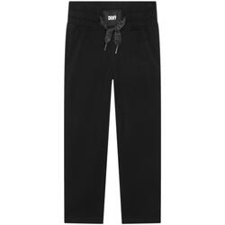 Textiel Jongens Broeken / Pantalons Dkny  Zwart