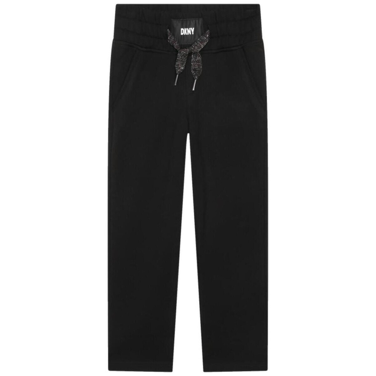 Textiel Jongens Broeken / Pantalons Dkny  Zwart