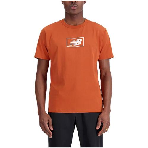 Textiel Heren T-shirts korte mouwen New Balance  Orange