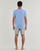 Textiel Heren Pyjama's / nachthemden Calvin Klein Jeans S/S SHORT SET Blauw / Grijs