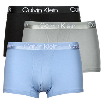 Ondergoed Heren Boxershorts Calvin Klein Jeans TRUNK 3PK X3 Grijs / Blauw / Zwart