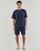 Textiel Heren Korte broeken / Bermuda's Calvin Klein Jeans SLEEP SHORT Marine