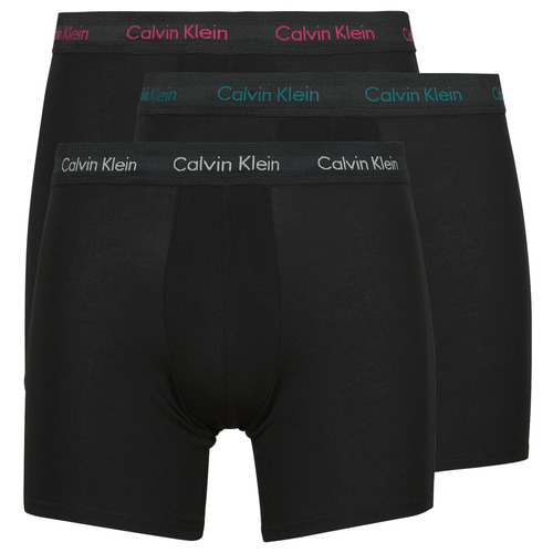 Ondergoed Heren Boxershorts Calvin Klein Jeans BOXER BRIEF 3PK X3 Zwart