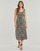 Textiel Dames Lange jurken Deeluxe SHELLY Zwart / Wit