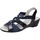 Schoenen Dames Sandalen / Open schoenen Confort EZ329 Blauw