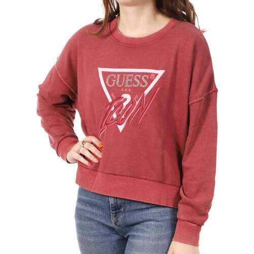 Textiel Dames Sweaters / Sweatshirts Guess  Rood
