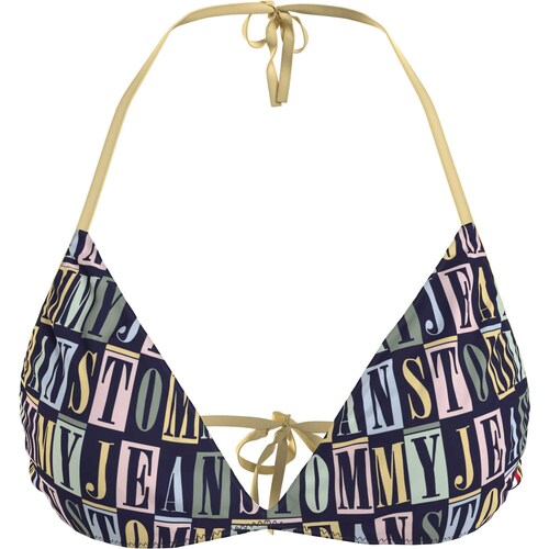 Textiel Dames Bikini's Tommy Hilfiger Adjustable Triangle Multicolour
