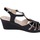 Schoenen Dames Sandalen / Open schoenen Confort EZ432 Zwart