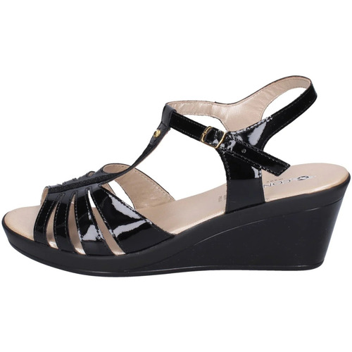 Schoenen Dames Sandalen / Open schoenen Confort EZ432 Zwart
