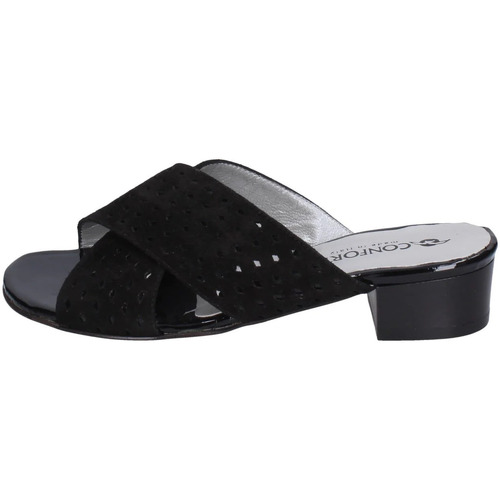 Schoenen Dames Sandalen / Open schoenen Confort EZ440 Zwart