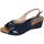 Schoenen Dames Sandalen / Open schoenen Confort EZ449 Blauw