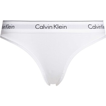 Ondergoed Dames Slips Calvin Klein Jeans Bikini Wit