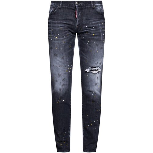 Textiel Heren Straight jeans Dsquared S71LB0889 Zwart