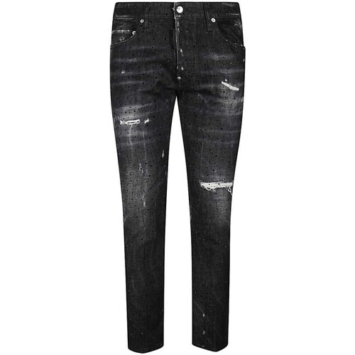 Textiel Heren Skinny Jeans Dsquared S74LB0814 Zwart