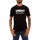 Textiel Heren T-shirts korte mouwen Emporio Armani EA7 6RPT81 Zwart