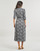 Textiel Dames Lange jurken Morgan RLALA Zwart / Wit