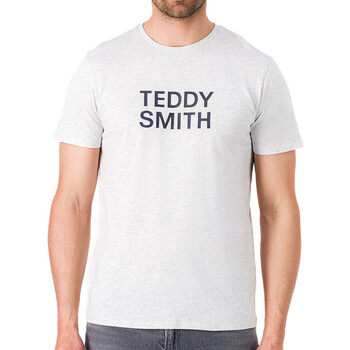 Textiel Heren T-shirts korte mouwen Teddy Smith  Wit