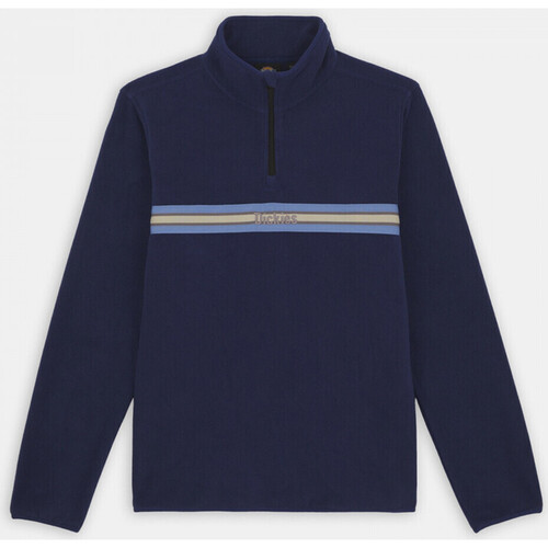 Textiel Heren Sweaters / Sweatshirts Dickies Tom knox quarter zip fleece deep Blauw