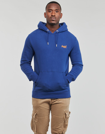 Textiel Heren Sweaters / Sweatshirts Superdry ESSENTIAL LOGO HOODIE Marine