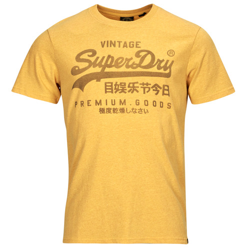 Textiel Heren T-shirts korte mouwen Superdry CLASSIC VL HERITAGE T SHIRT Orange