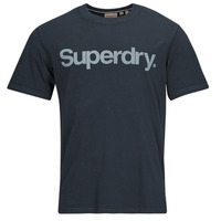 Textiel Heren T-shirts korte mouwen Superdry CORE LOGO CITY LOOSE TEE Zwart