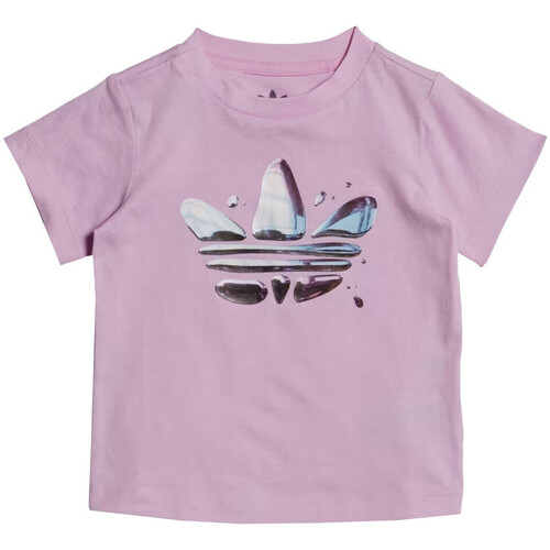 Textiel Kinderen T-shirts korte mouwen adidas Originals  Violet