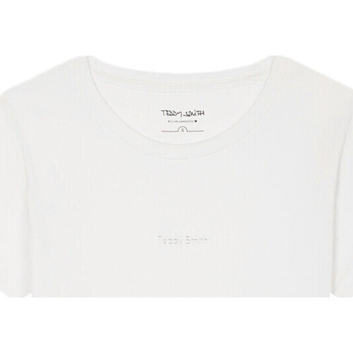 Textiel Dames T-shirts & Polo’s Teddy Smith  Wit