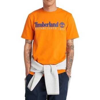 Textiel Heren T-shirts korte mouwen Timberland 221876 Orange