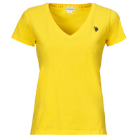 Textiel Dames T-shirts korte mouwen U.S Polo Assn. BELL Geel