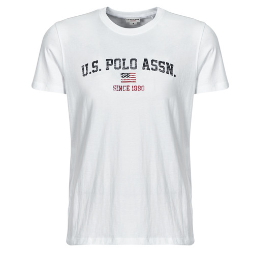 Textiel Heren T-shirts korte mouwen U.S Polo Assn. MICK Wit