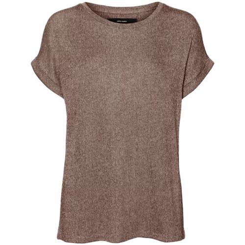 Textiel Dames T-shirts & Polo’s Vero Moda  Brown