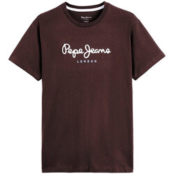Textiel Heren T-shirts & Polo’s Pepe jeans  Brown
