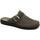 Schoenen Heren Leren slippers Grunland GRU-CCC-CI2514-FA Grijs