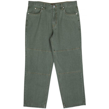 Textiel Heren Broeken / Pantalons Santa Cruz Classic label panel jean Groen