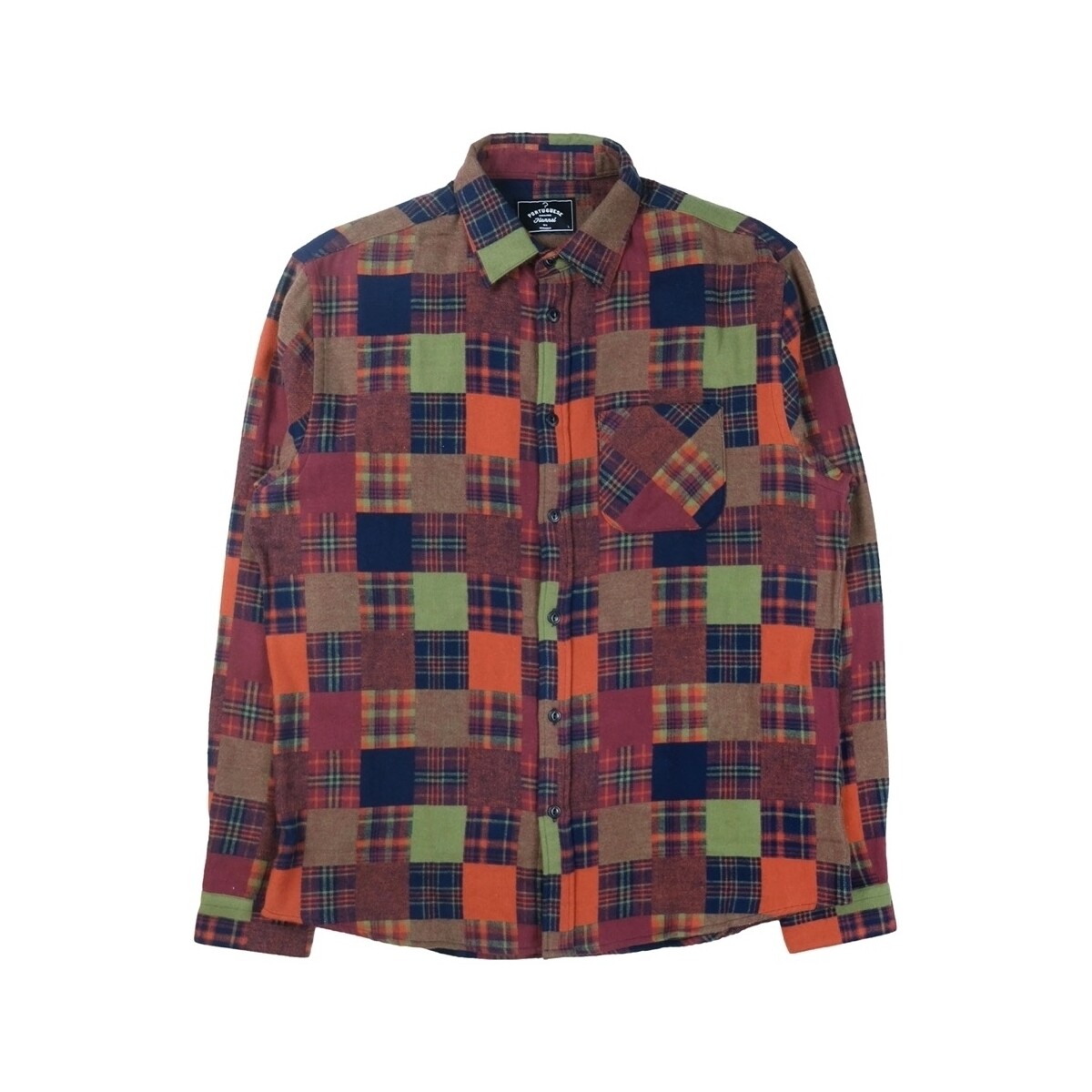 Textiel Heren Overhemden lange mouwen Portuguese Flannel OG Patchwork Shirt - Checks Multicolour