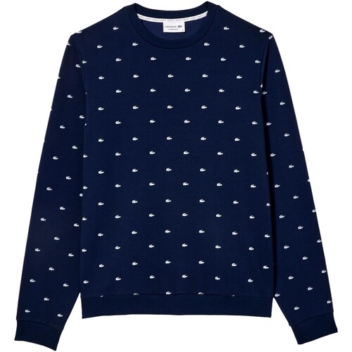 Textiel Heren Sweaters / Sweatshirts Lacoste SUDADERA ESTAMPADA   SH2180 Blauw
